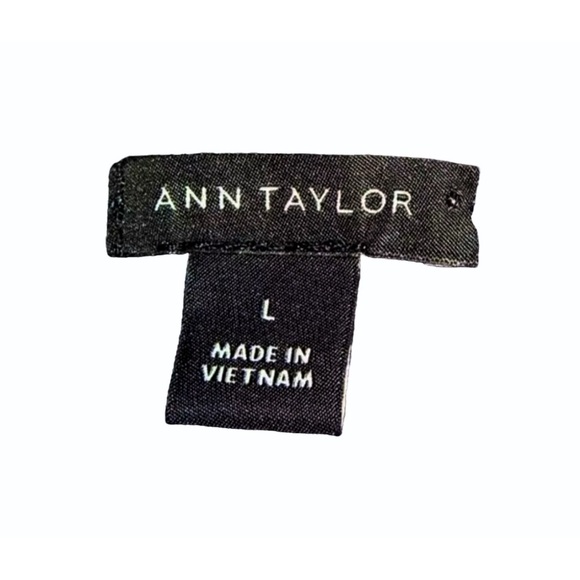 Ann Taylor Blouse Sequin Glam Art Deco Evening Party Shirt Business Work Preppy - Picture 6 of 9
